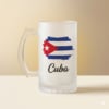 2026/06/1000844579.png Jarra de Cerveza Esmerilada Bandera de Cuba Personalizable
