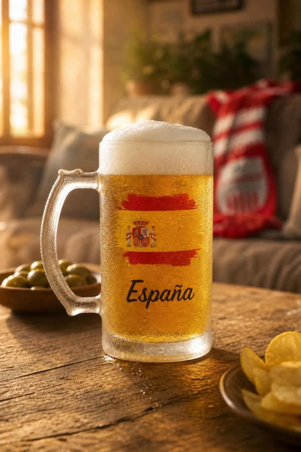 Jarra Bandera de España — Personalizable