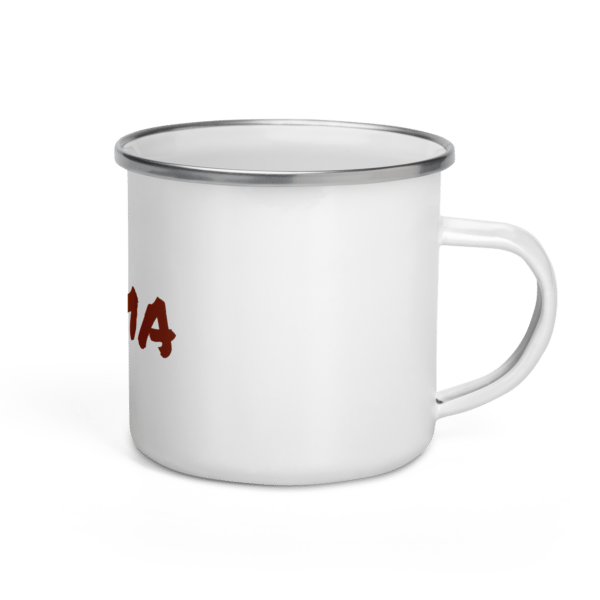 enamel-mug-white-12-oz-right-6a4e0675c06cc.png Taza esmaltada para café o chocolate - Personalizable
