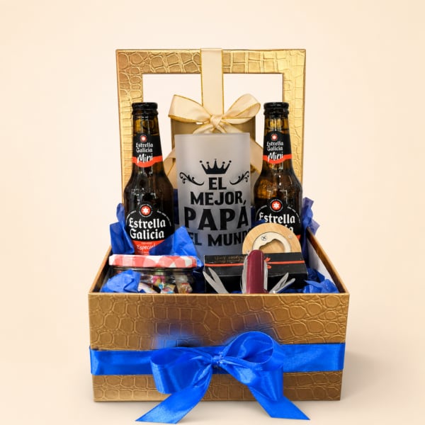 2026/07/1000850721.png Pack Regalo para hombres — Cerveza y Jarra de cristal esmerilado personalizada