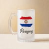 jarra paraguay Jarra de Cerveza Bandera de Paraguay — Tricolor con Escudo · Orgullo Guaraní