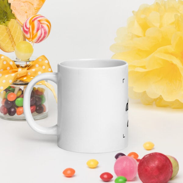 Taza blanca brillante - Personalizable