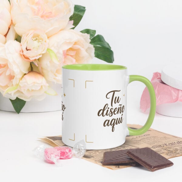 white-ceramic-mug-with-color-inside-green-11-oz-right-6a552da8376c2.jpg Taza color interior - Personalizable
