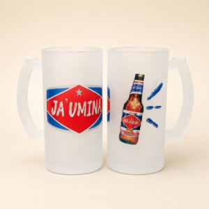 Jarra de Cerveza Esmerilada Ja'umina — Pilsen Paraguay