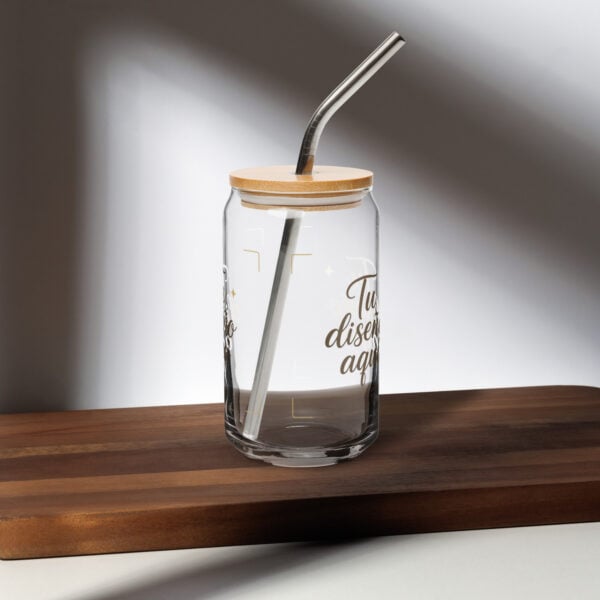 Vaso con forma de lata