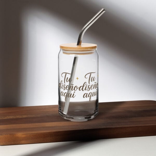 Vaso con forma de lata