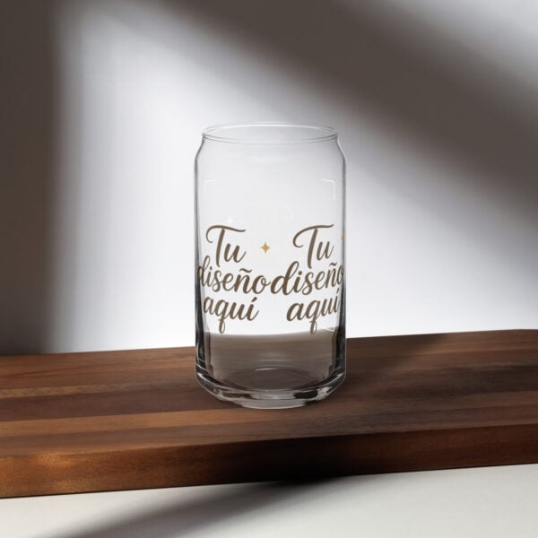 Vaso con forma de lata