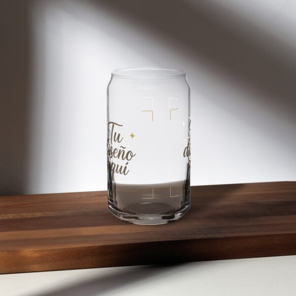 Vaso con forma de lata