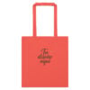 cotton-color-tote-bag-coral-front-6a67ddf8b19eb.jpg Bolsa de tela de algodón - Personalizable