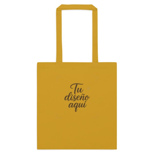 cotton-color-tote-bag-mustard-front-6a67ddf8b1a4a.jpg Bolsa de tela de algodón - Personalizable